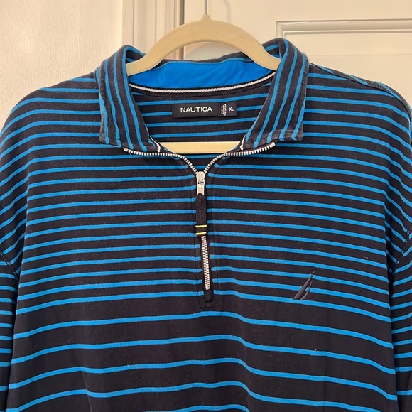 Vintage Nautica Striped Sweater Blue - Picture 3 of 6
